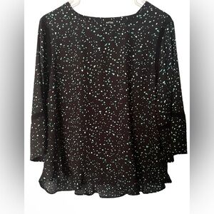 Apt. 9 Tops | Apt. 9 Blouse 3/4 Sleeves Color: Black Size: L